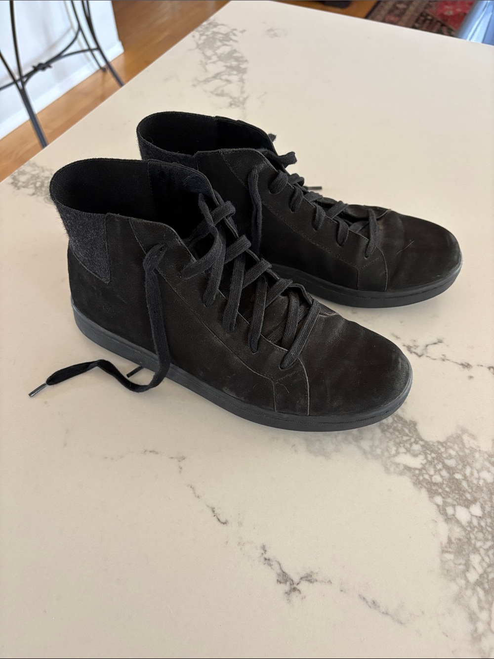 Eileen Fisher Black High Top Loafer